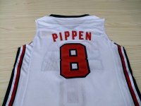 Camisetas NBA de Pippen USA 1992 Blanco