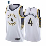 Camisetas NBA de Indiana Pacers Duane Washington Jr. Nike Blanco Association 2021