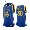 Camisetas NBA Mujer Golden State Warriors NO.30 Stephen Curry Royal Icon 2022