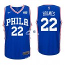 Camisetas NBA de Richaun Holmes Philadelphia 76ers Azul 17/18