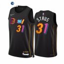 Camisetas NBA de Miami Heat Max Strus 75th Negro Ciudad 2021-22