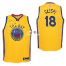 Camiseta NBA Ninos Golden State Warriors Omri Casspi Nike Amarillo Ciudad 17/18