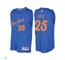 Camisetas NBA New York Knicks 2016 Navidad Derrick Rose Azul