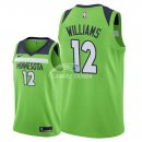 Camisetas NBA de C.J. Williams Minnesota Timberwolves Verde Statement 2018
