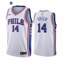 Camiseta NBA de Danny Green Philadelphia Sixers Blanco Association 2020-21