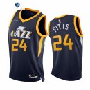 Camisetas NBA de Utah Jazz Malik Fitts 75th Season Diamante Marino Icon 2021-22