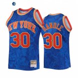 Camisetas NBA New York Knicks NO.30 Julius Randle Royal Throwback 2022