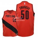 Camisetas de NBA Ninos Portland Trail Blazers Caleb Swanigan Rojo Statement 2018