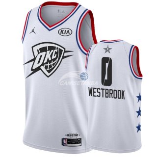 Camisetas NBA de Russell Westbrook All Star 2019 Blanco