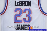 Camisetas NBA de LeBron James All Star 2015 Blanco