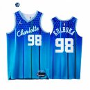 Camisetas NBA de Charlotte Hornets Arnoldas Kulboka 75th Azul Ciudad 2021-22