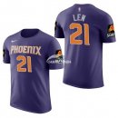 Camisetas NBA de Manga Corta Alex Len Phoenix Suns Púrpura 17/18