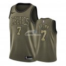 Camisetas NBA Salute To Servicio Boston Celtics Jaylen Brown Nike Camuflaje Verde 2018
