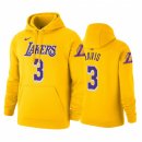 Chaqueta De Lana NBA Los Angeles Lakers Anthony Davis Oro