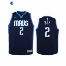 Camisetas de NBA Ninos Edición ganada Dallas Mavericks Tyler Bey Marino 2021