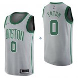 Camisetas NBA de Jayson Tatum Boston Celtics Nike Gris Ciudad 17/18