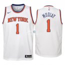 Camisetas de NBA Ninos New York Knicks Emmanuel Mudiay Blanco Association 2018