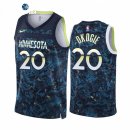Camisetas NBA de Minnesota Timberwolvs Josh Okogie Select Series Marino Camuflaje 2021
