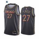 Camiseta NBA de Chicago Bulls Daniel Theis Nike Negro Ciudad 2021