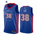 Camiseta NBA de Saban Lee Detroit Pistons NO.38# Nike Azul Ciudad 2020-21