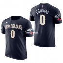 Camisetas NBA de Manga Corta DeMarcus Cousins New Orleans Pelicans Marino 17/18