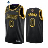 Camisetas NBA L.A.Lakers Kyle Kuzma 2020 Campeones Finales Negro Mamba