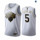 Camisetas NBA de Dennis SmithJr New York Knicks Blanco Oro 19/20