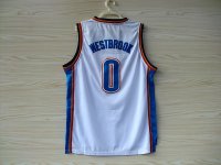 Camisetas NBA de Russell Westbrook Oklahoma City Thunder Blanco