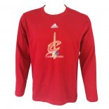 Camisetas NBA Manga Larga Cleveland Cavaliers Rojo