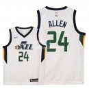 Camisetas de NBA Ninos Utah Jazz Grayson Allen Blanco Association 2018