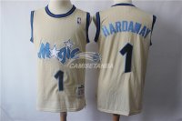 Camisetas NBA de Anfernee Hardaway Orlando Magic Retro Crema 1993-94