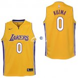 Camiseta NBA Ninos L.A.Lakers Kyle Kuzma Amarillo Icon 17/18