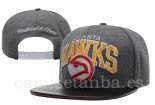 Snapbacks Caps NBA De Atlanta Hawks Gris Amarillo