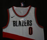 Camisetas NBA de Damian Lillard Portland Trail Blazers Blanco Association 17/18