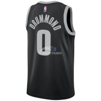 Camisetas NBA de Andre Drummond Detroit Pistons Nike Negro Ciudad 18/19