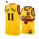 Camisetas NBA Nike Atlanta Hawks NO.11 Trae Young Ice Trae 75th Diamond Oro Ciudad 2021-22
