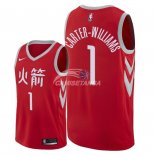 Camisetas NBA de Michael Carter Williams Houston Rockets Nike Rojo Ciudad 2018
