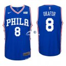 Camisetas NBA de Jahlil Okafor Philadelphia 76ers Azul 17/18