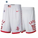 Pantalon NBA de Houston Rockets Clint Capela Blanco Ciudad 2020