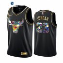 Camisetas NBA de Chicago Bulls Michael Jordan Negro Diamante 2021-22
