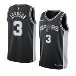 Camisetas NBA De San Antonio Spurs Keldon Johnson Negro Icon 2019-20