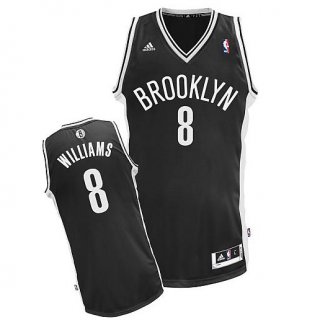 Camisetas NBA de Deron Williams New Jersey Nets Rev30 Negro