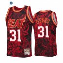 Camisetas NBA Miami Heat NO.31 LeBron James X Mitchell Ness Rojo Hardwood Classics 2022
