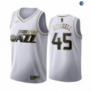 Camisetas NBA de Donovan Mitchell Utah Jazz Blanco Oro 19/20