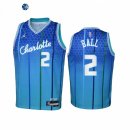 Camisetas NBA Ninos Charlotte Hornets LaMelo Ball Verde Azul 2021