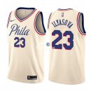 Camisetas NBA de Ersan Ilyasova Philadelphia 76ers Nike Crema Ciudad 17/18
