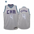 Camiseta NBA Ninos Charlotte Hornets Devonte' Graham Gris Ciudad 2019-20