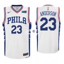 Camisetas NBA de Justin Anderson Philadelphia 76ers Blanco 17/18