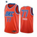 Camiseta NBA de Vincent Poirier Oklahoma City Thunder NO.77# Naranja Statement 2020-21
