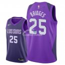 Camisetas NBA de Mikal Bridges Phoenix Suns Nike Púrpura Ciudad 2018